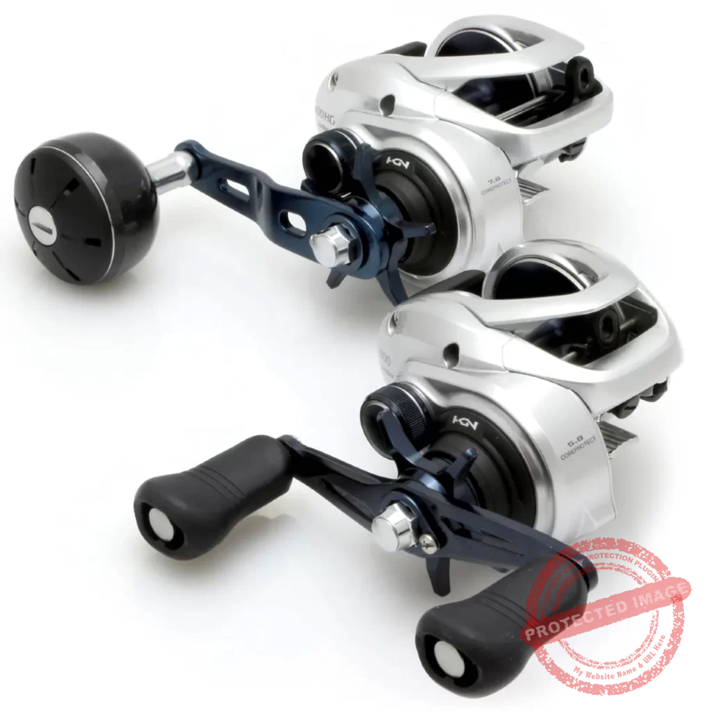 Shimano low-profile musky reels