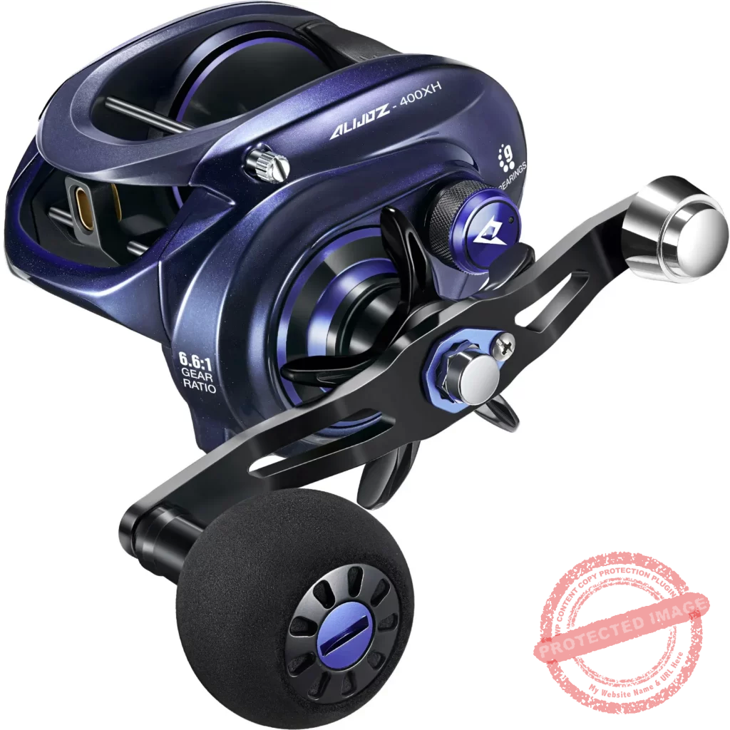 Piscifun Alijoz 400 budget musky reel.